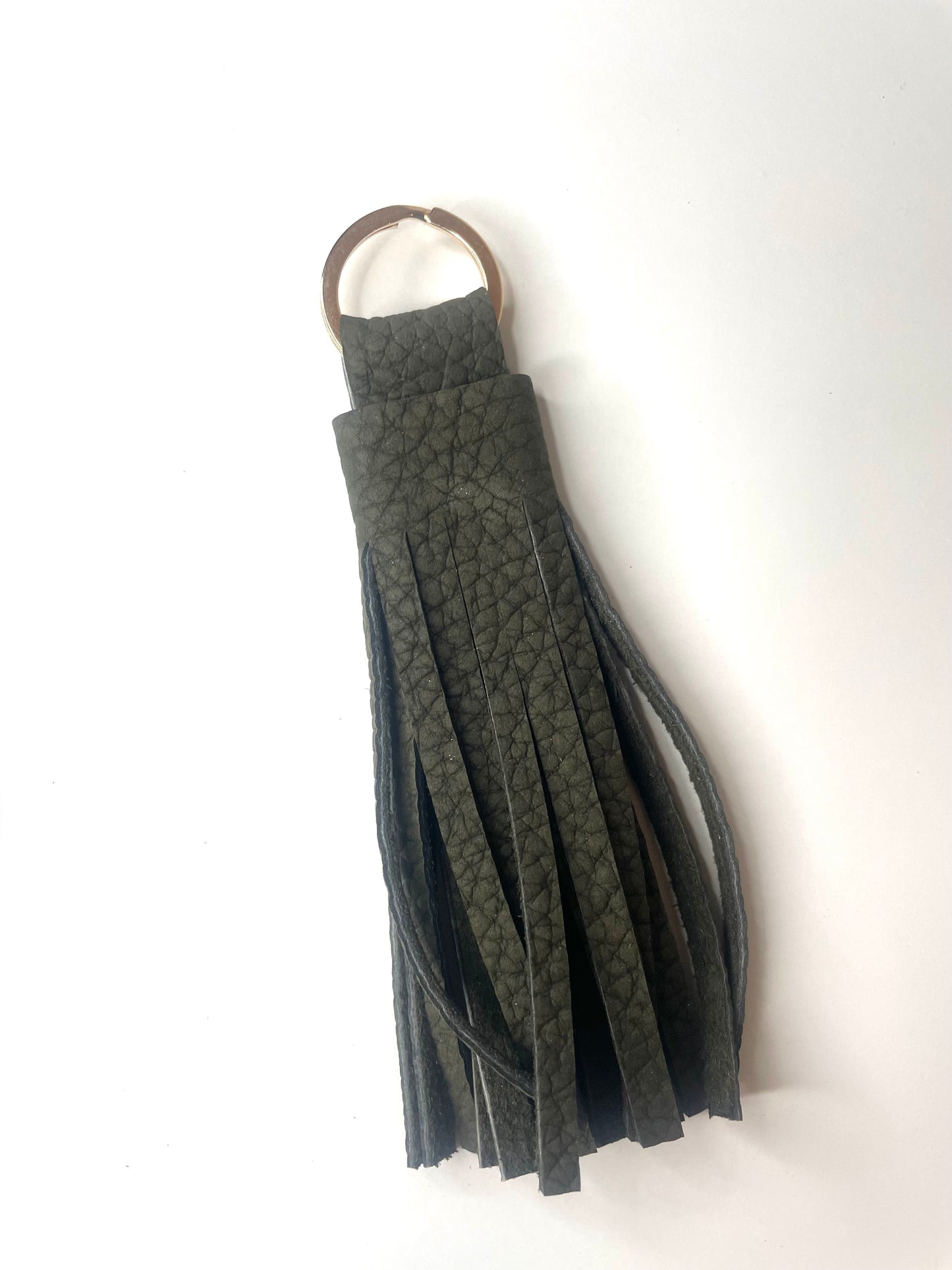 Pompon CELESTINE 100% cuir fait main divers coloris bijou de sac porte-clefs grigri