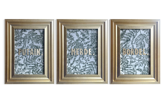 Triptyque doré putain merde bordel