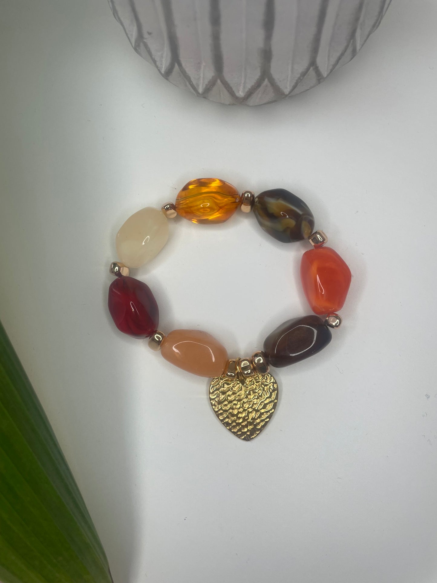 Bracelets SIMONE tendance vintage grosses perles avec ou sans pendentif