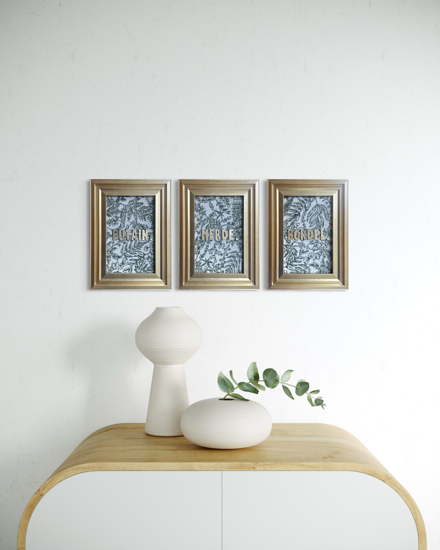 Présentation 1 triptyque doré putain merde bordel