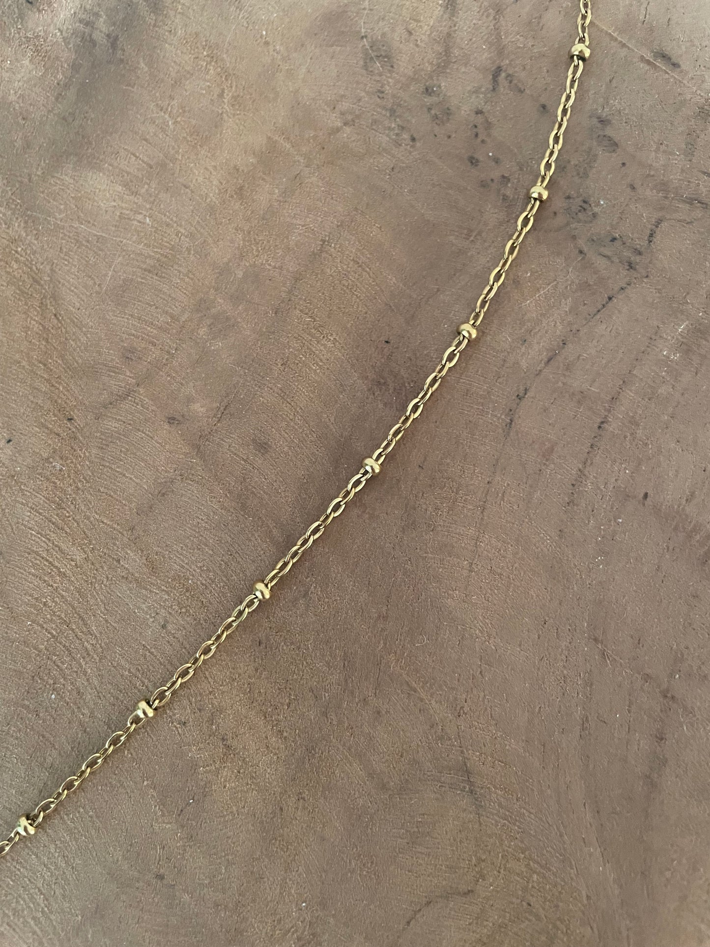 Collier étoile de mer dorée chaîne fantaisie