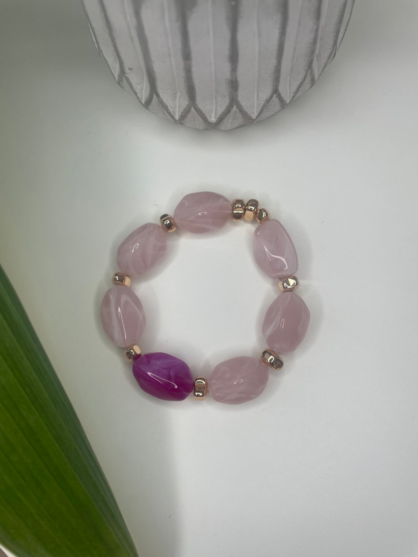 Bracelets SIMONE tendance vintage grosses perles avec ou sans pendentif