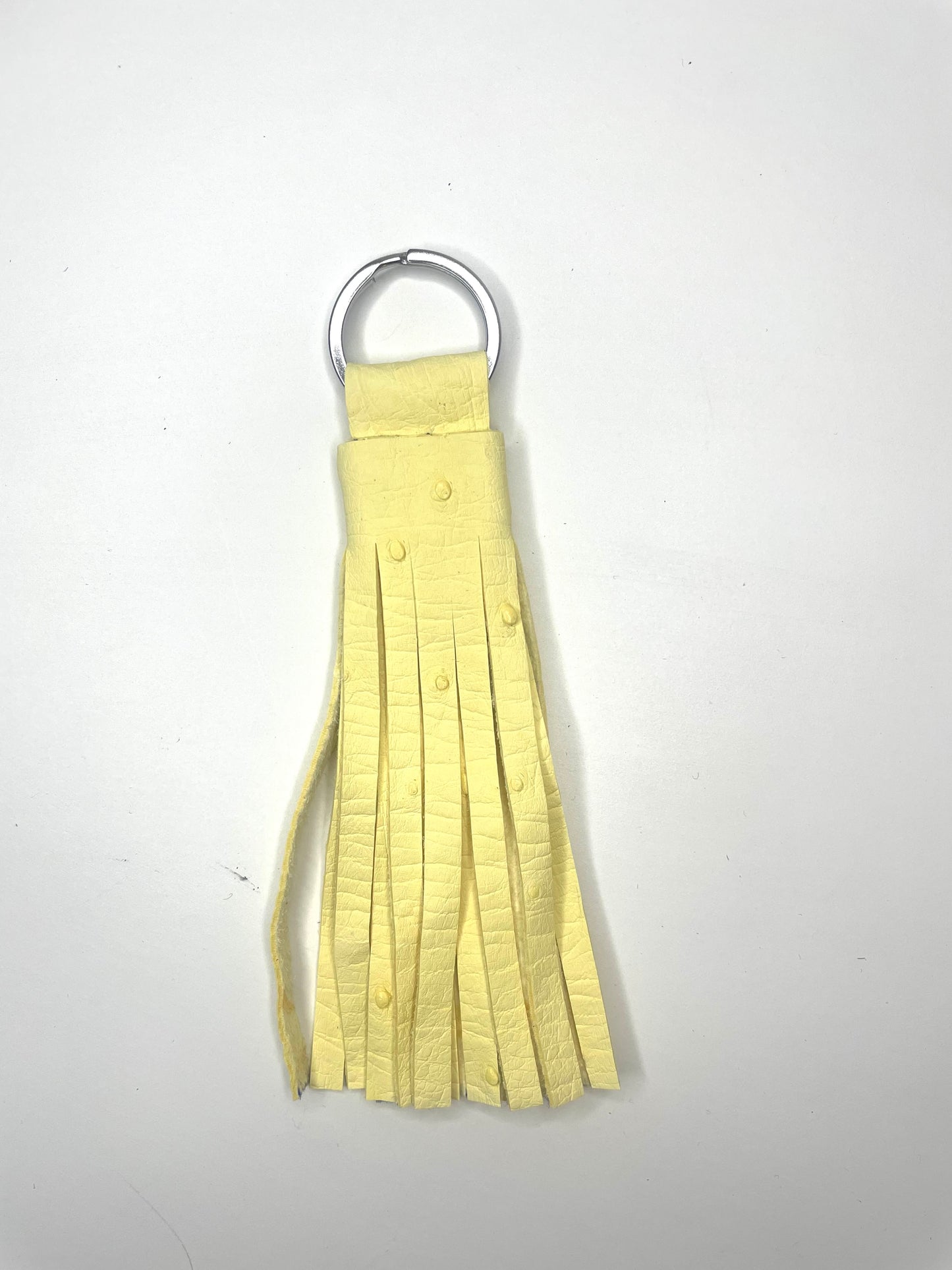 Pompon CELESTINE 100% cuir fait main divers coloris bijou de sac porte-clefs grigri