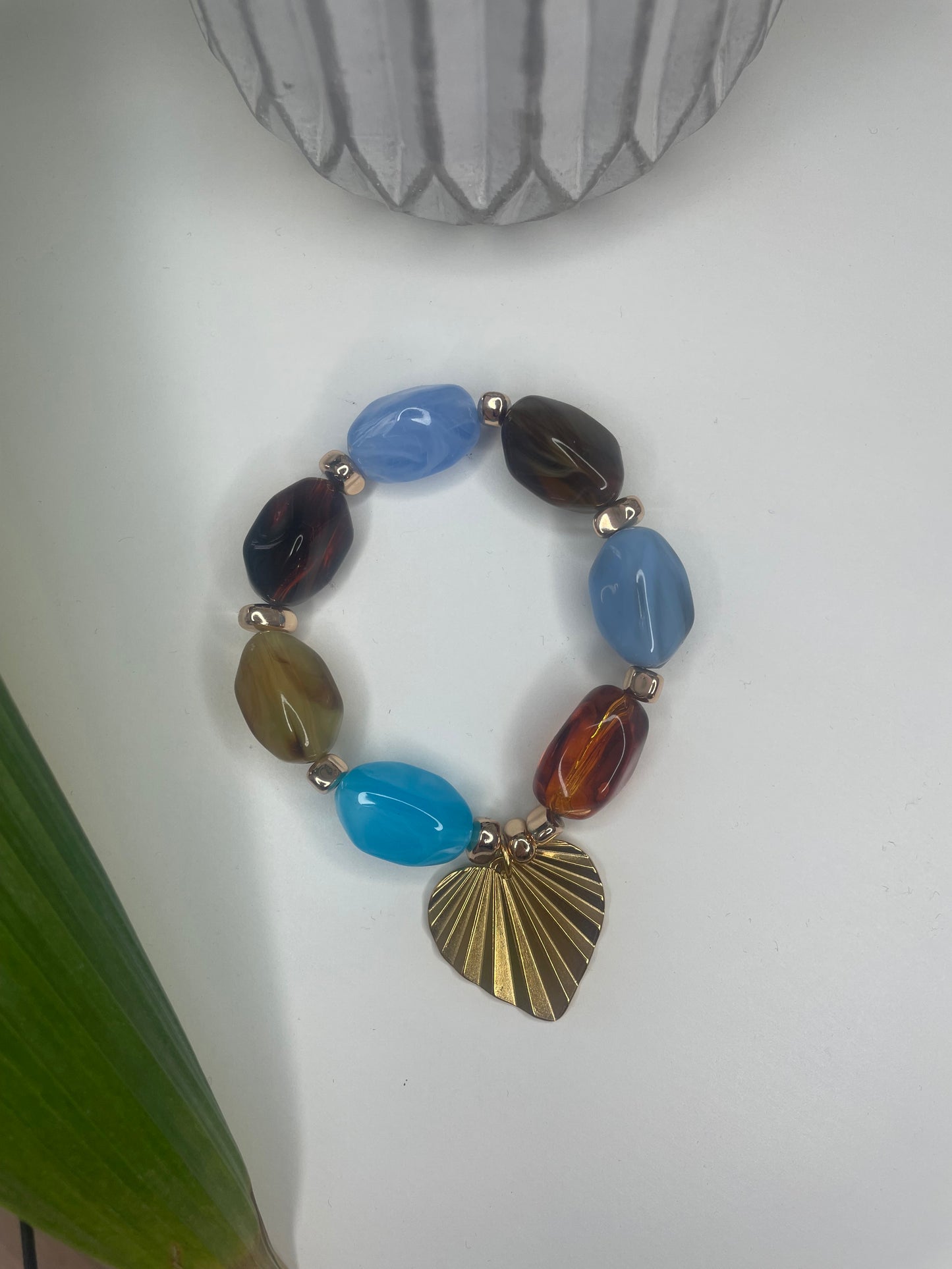 Bracelets SIMONE tendance vintage grosses perles avec ou sans pendentif