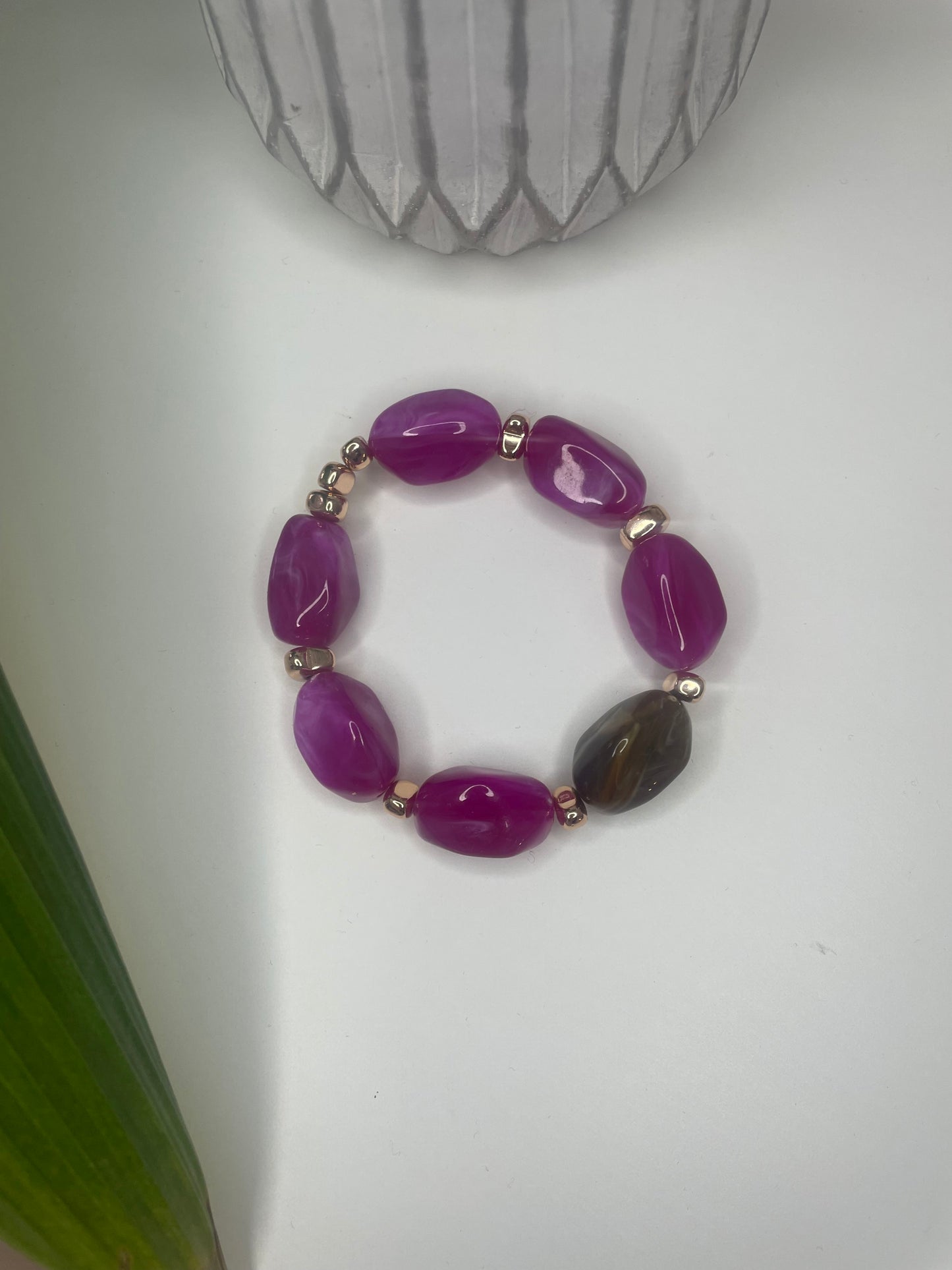 Bracelets SIMONE tendance vintage grosses perles avec ou sans pendentif