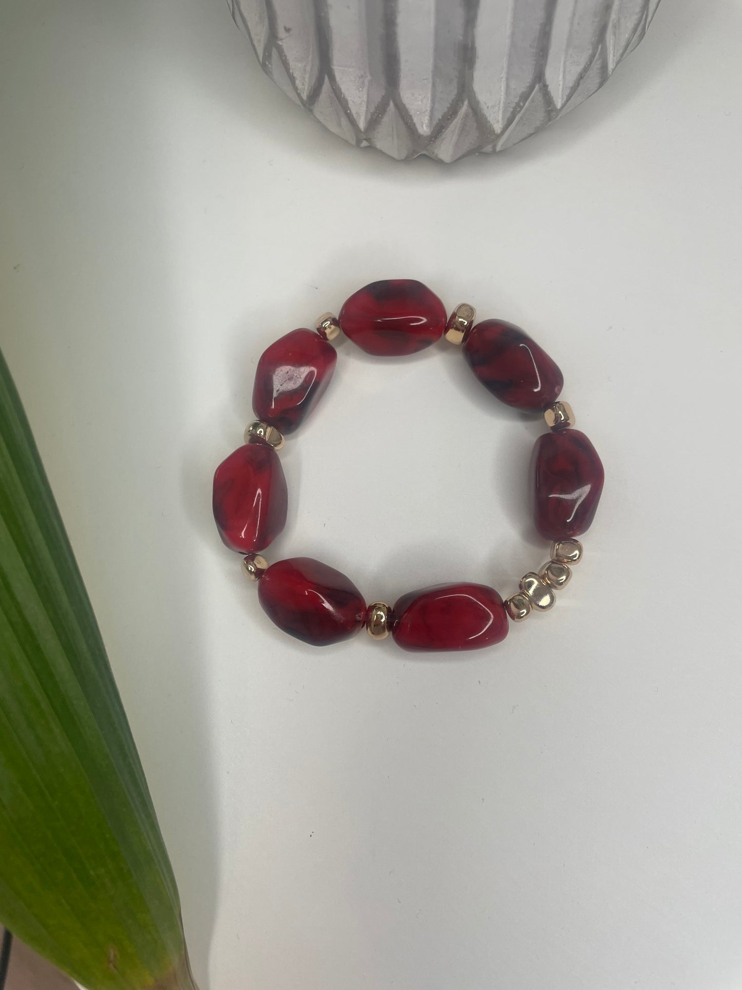 Bracelets SIMONE tendance vintage grosses perles avec ou sans pendentif